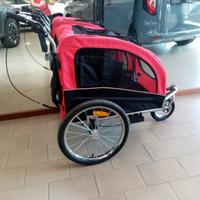 RIMORCHIO BICI PER CANI PAWHUT
