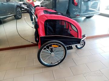 RIMORCHIO BICI PER CANI PAWHUT