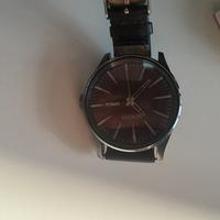 Orologio Nixon Sentry Pelle Marrone Nero