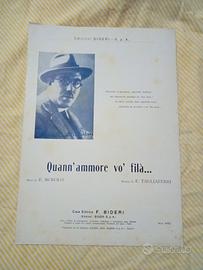 Fascicolo Musicale E.Murolo con Spartito 1930