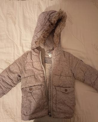 Giubbotto Bambino grigio 86cm