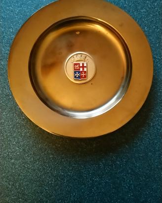 Piatto Ottone con stemma Marina Militare Italiana