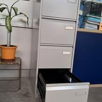Classificatore da ufficio in metallo + 70 cartelle