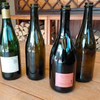 Bottiglie vuote per imbottigliamento tappo corona