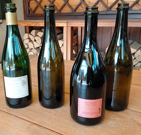 Bottiglie vuote per imbottigliamento tappo corona