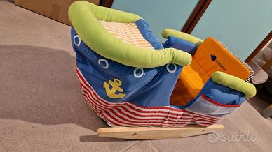 Gioco a dondolo forma di barchetta