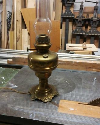 Lampada ad Olio Vintage Marque Deposee L&B