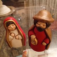 Thun!!!!Giuseppe e Maria presepe classico