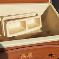 mobile fasciatoio con vasca bagnetto