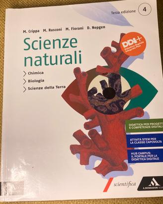 Libro scolastico - Scienze Naturali vol 4