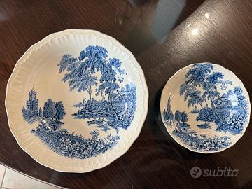 Servizio inglese Swinnertons “The Ferry” blu 14 pz