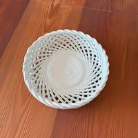 Cestino in ceramica bianca Mulino Bianco.