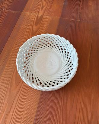 Cestino in ceramica bianca Mulino Bianco.