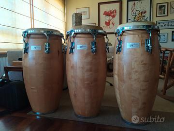 congas PJ percussion  set professionale