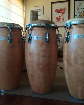 congas PJ percussion  set professionale