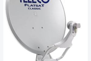 Tv con parabola satellitare per camper