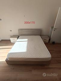letto matrimoniale contenitore 