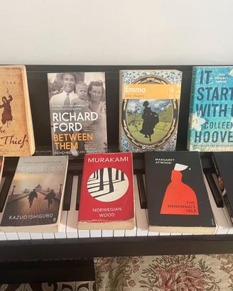 libri in inglese MURAKAMI, AGATHA CHRISTIE, etc