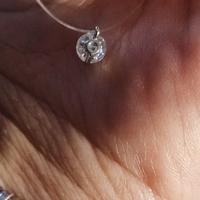 punto luce in diamante Moissanite 