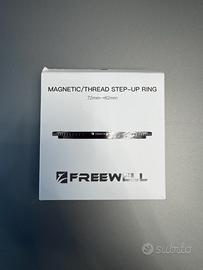 Freewell Step up ring magnetico 72-82 mm Filtri