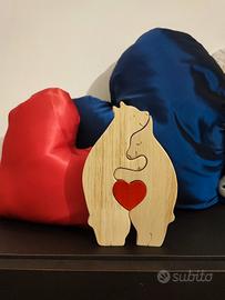 casa nuova idea famiglia orsi puzzle personalizzat