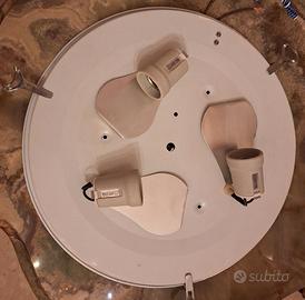 2 PLAFONIERE NUOVE COME DA IMMAGINI BIANCHE CENTRA