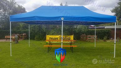 Gazebi 3 x 3 pop up Pieghevoli  platino Elite Prof