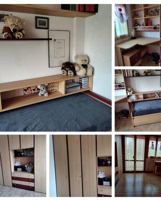 Cameretta in legno completa