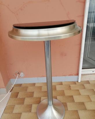 Consolle mobile ingresso acciaio e cristallo Vinta
