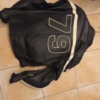 Giubbotto in pelle da motociclista tag 54