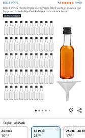 Mini bottiglie 50 ml 48 pezzi