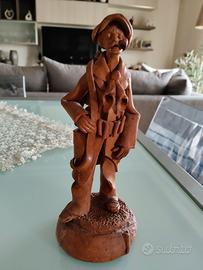 Statuina in terracotta 