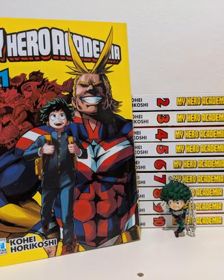 My hero academia (vol 1-10) + portachiavi 
