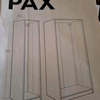 Armadio Pax Ikea con ante scorrevoli
