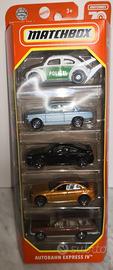 MATCHBOX 5-PACK AUTOBAHN EXPRESS IV 1/64 - NUOVO