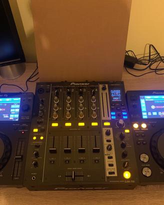 Pioneer XDJ-700 + DJM 750 K