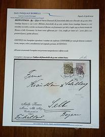 1923 Busta certificata Borrelli 