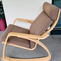 Sedia a dondolo ikea poang