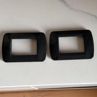 Placce interruttori luci Bticino nere