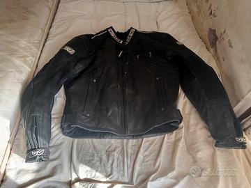 giubbotto moto in pelle Berik. taglia  54(XL) 