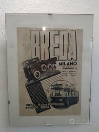 Pubblicità epoca Breda Milano