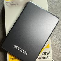 Power Bank ESSAGER Magnetico Ricarica Rapida 5000