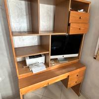 Scrivania componibile con cassetti