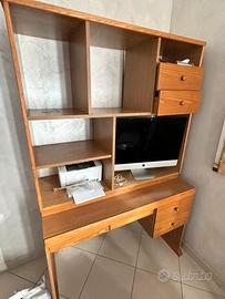 Scrivania componibile con cassetti