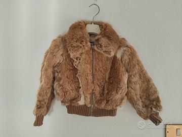 Bomber pelliccia bimbo vintage anni 80 – 3/4 anni