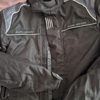 Giacca moto con protezioni, unisex, S