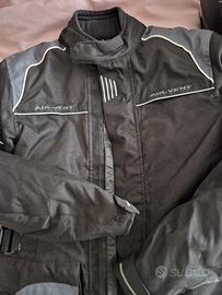 Giacca moto con protezioni, unisex, S