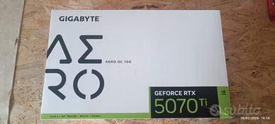 Gigabyte RTX 5070 Ti AERO OC 16GB - Bianca