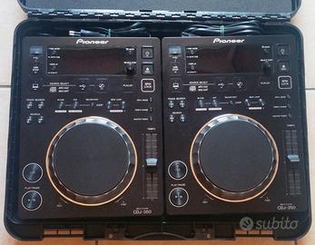 Coppia lettori CDJ 350 K Pioneer Dj