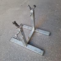 cavalletto regolabile per moto da cross ed enduro